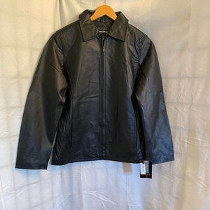 NWT Niko Leather Women's Black Leather Jacket Size Large